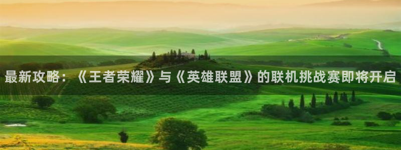 高德娱乐网页登录入口：最新攻略：《王者荣耀》与《英雄联盟》的